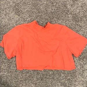 Turtle neck crop top